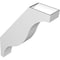 Ekena Millwork 6-in. W x 26-in. D x 34-in. H Funston Architectural Grade PVC Knee Brace BRCP06X26X34FST - alternate 6